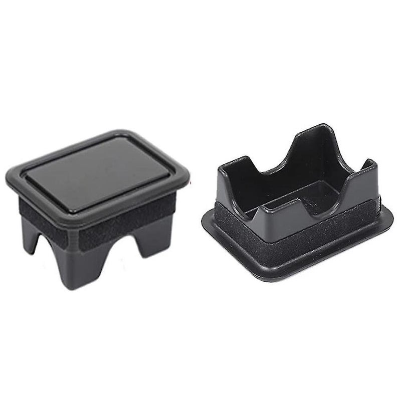 2pcs Black Abs Rear Trunk Protective Cover For Dodge Ram 1500 18-21 - Image 1