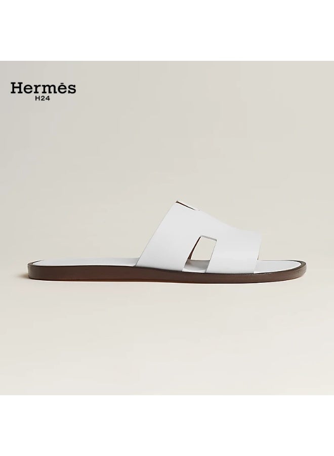 Hermes H24 أحذية صندل رجالية بدون تشغيل، بقدم مستديرة، من Hermes H24، صيفية، بيضاء، إزمير - Image 3