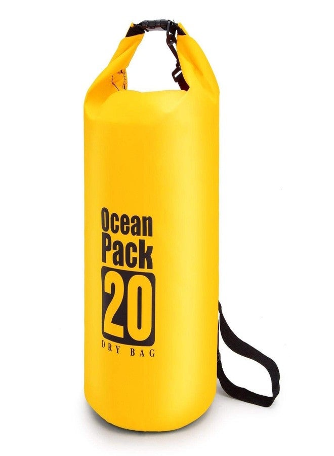 Delzon Dry Bag Shoulder Bag Backpack Waterproof Ocean 20 Liter Waterproof Backpack for Kayaking Camping Swimming Hiking Boating Floating- Multicolor - Image 1