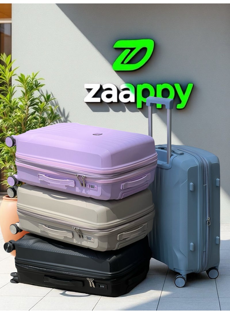 ZAAPPY 5-Piece Expandable Hardside Luggage Set with Spinner Wheels – Lightweight Suitcase for Men & Women - Image 3