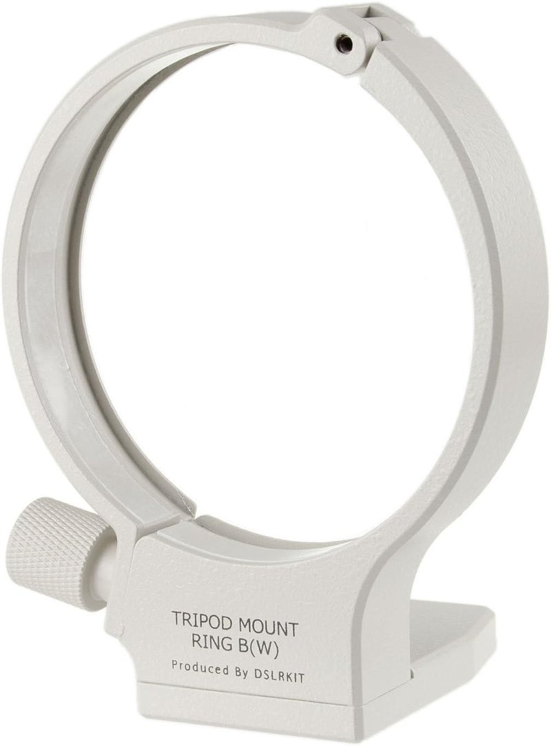 DSLRKIT Tripod Mount Ring B (W) for Canon 70-200mm f/2.8L is II USM & EF 100-400mm f/4.5-5.6L is USM - Image 1