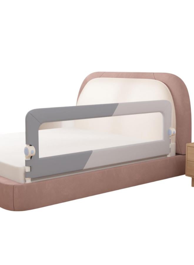 Ssonlun One Side Foldable Baby Bed Rail Guard - Image 1