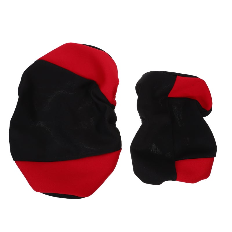 2pcs Gaming Chair Lumbar Pillow Cover: Ergonomic Lumbar Support Cushion Slipcover - Back Neck Pillow Sleeve For Computer Desk Chair - Image 1
