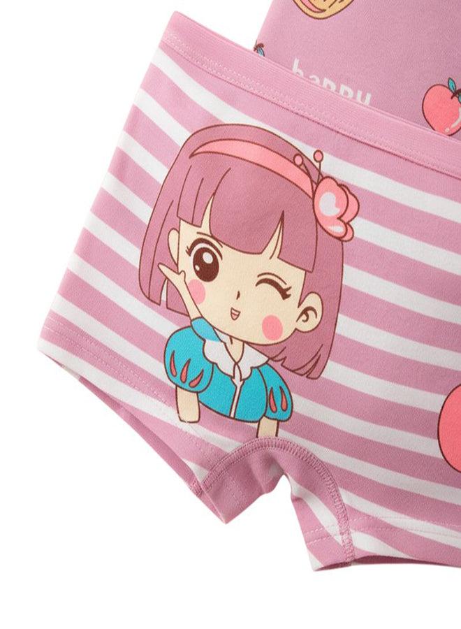 بيبي كلو عبوة من  قطع قطنية لطيفة بطبعة فتاة للبنات - Image 4