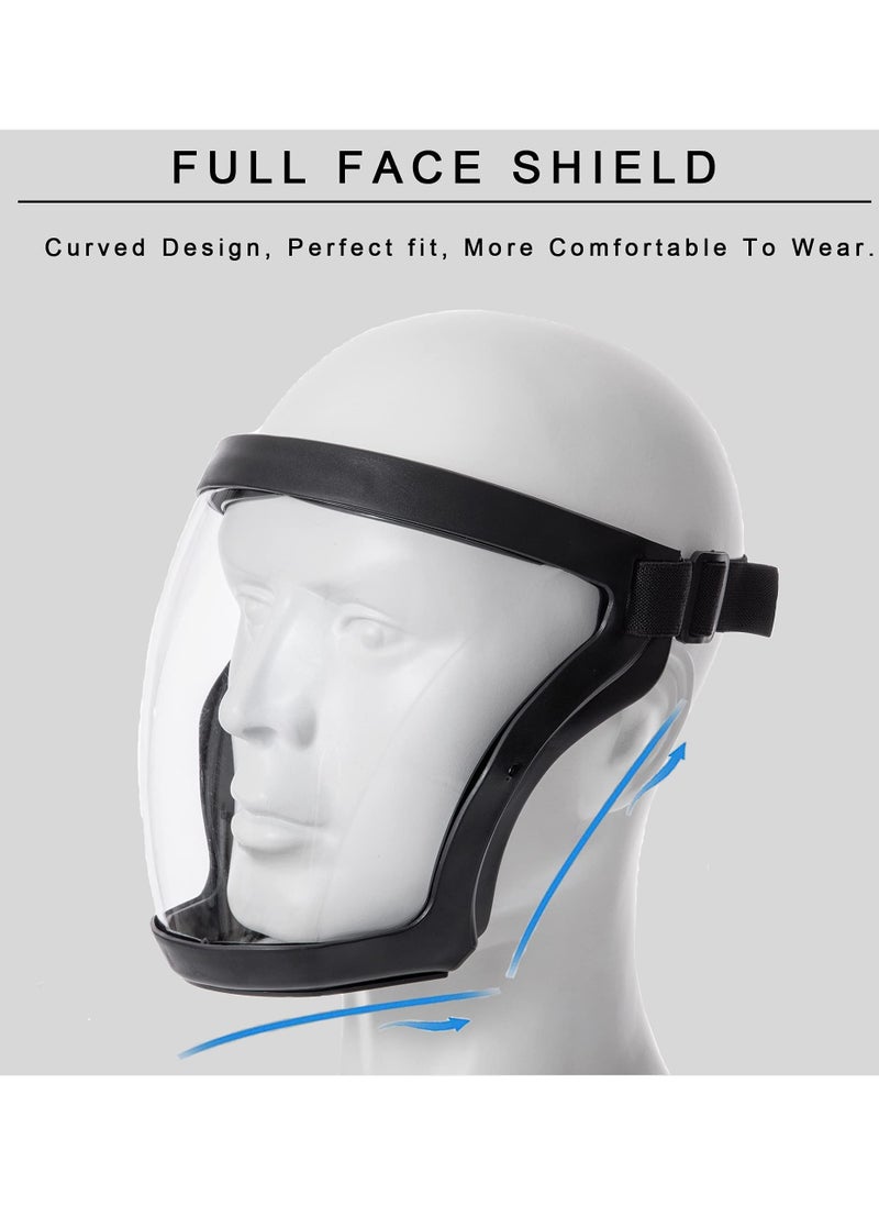GNAFOTU Super Protective Face Shield, Transparent Anti-Fog Full Face Safety Shield Unisex All-Inclusive Face Protection with Detachable Flter,Reusable Eye, Nose, Mouth Protection  - Image 5