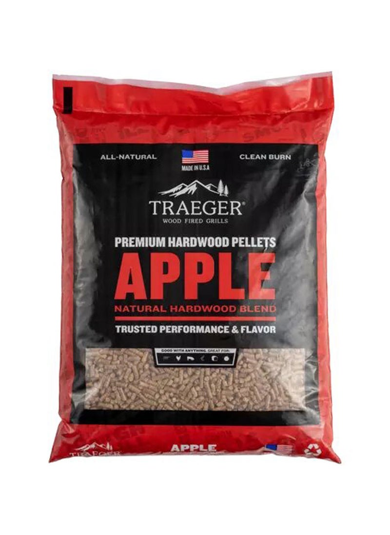 TRAEGER Apple Bbq Wood Pellets 20Lb Bag  - Image 1