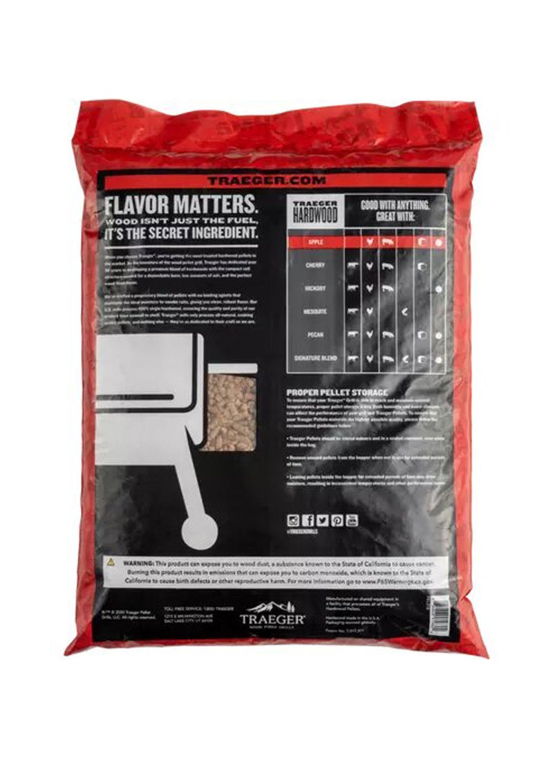 TRAEGER Apple Bbq Wood Pellets 20Lb Bag  - Image 2