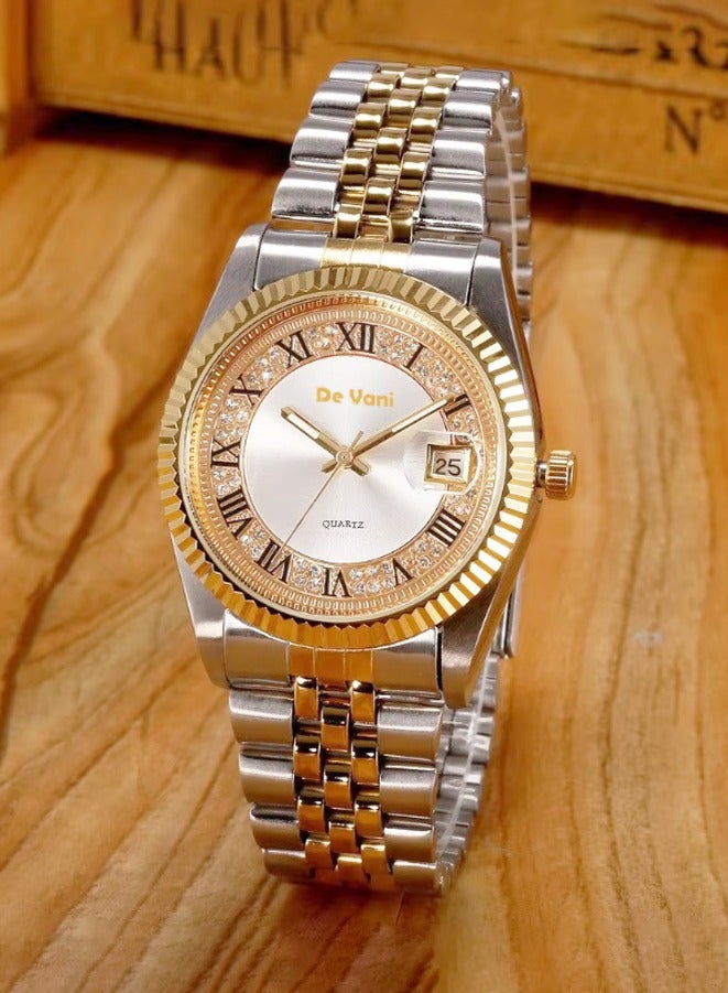 دي فاني ساعة يد للنساء من دي فاني ستانلس ستيل أنالوج بعقارب - Image 1