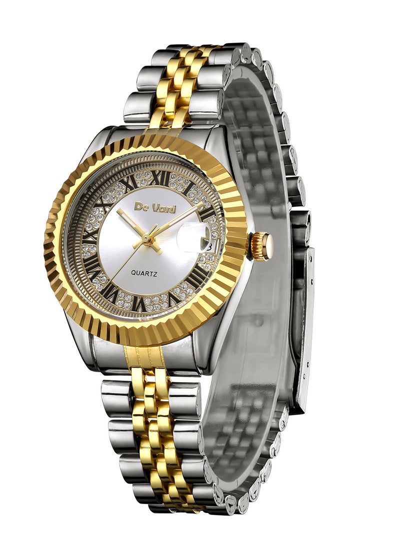 دي فاني ساعة يد للنساء من دي فاني ستانلس ستيل أنالوج بعقارب - Image 2