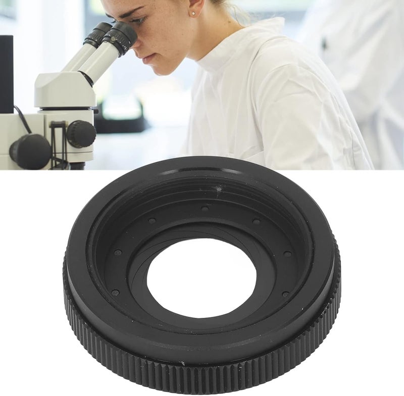 فتحة عدسة قابلة للتعديل (Iris Aperture) بقياس من 1.5 إلى 29 مم، قطر الجزء الداخلي (ID) من 55 مم، قطر الجزء الخارجي (OD) من M42 إلى M42، عبارة عن غشاء عدسة قابل للتعديل (Adjustable Iris Diaphragm) مصمم لأنظمة بصرية، مصنوع من سبيكة الألومنيوم، مع تصميم دقيق يتكون من 10 شفرات. - Image 3