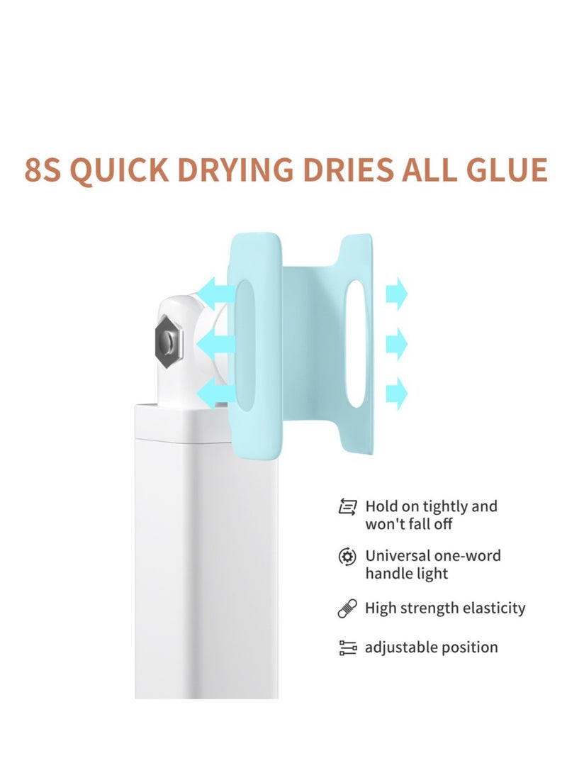 general Cordless UV LED Nail Lamp with Stand, Mini Handheld UV Light with LCD Display for Gel Nails, Rechargeable USB Nail Dryer for Fast Curing, White - Image 5