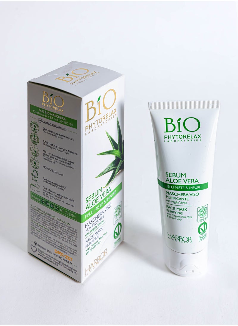Phytorelax Bio - Purifying face mask with aloe vera extract from Phytorilax 75 ml - Image 1