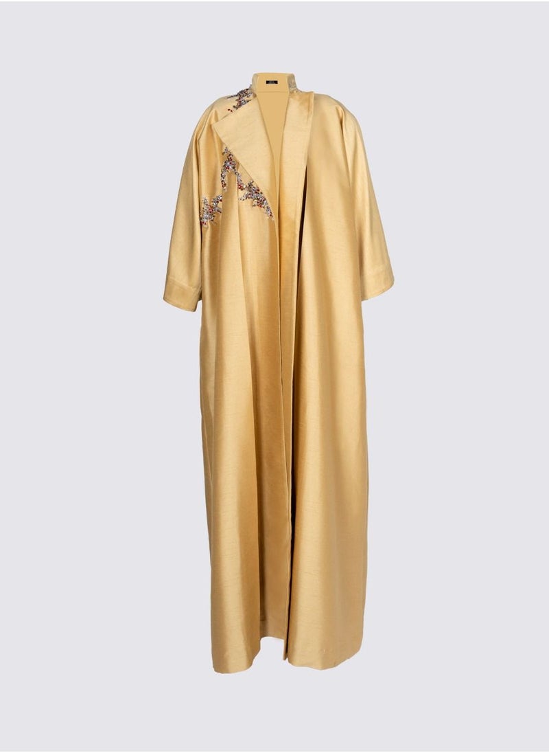 NIVA FASHION HOUSE Princely-Coat Emb Abaya  - Image 1