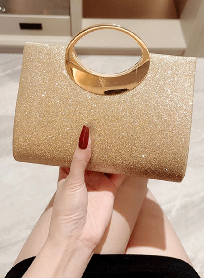DUNISO Women Elegant Clutch Purse Rhinestones Pleated Wedding Clutch Handbag Formal Evening Bag Party - Image 4
