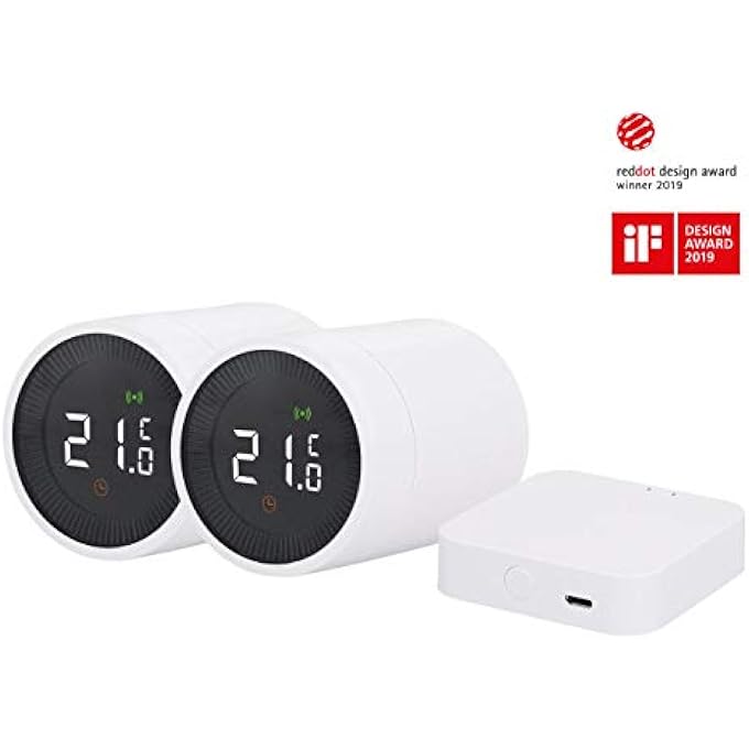 30945 SMART RADIATOR THERMOSTAT WITH LCD DISPLAY, COMPATIBLE WITH AMAZON ALEXA AND HEY GOOGLE - Image 3