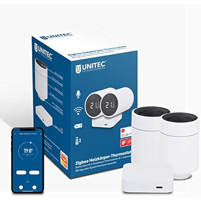 30945 SMART RADIATOR THERMOSTAT WITH LCD DISPLAY, COMPATIBLE WITH AMAZON ALEXA AND HEY GOOGLE - Image 2