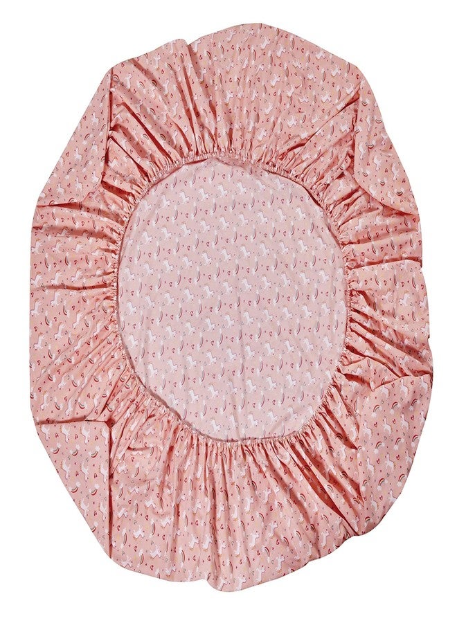 Softan Bed Sheet Set for Kids Girls, Twin Size Sheets Microfiber Fitted Sheet, Breathable & Silky Soft Feeling 3 PCs Pink Unicorn Bed Sheet - Image 5