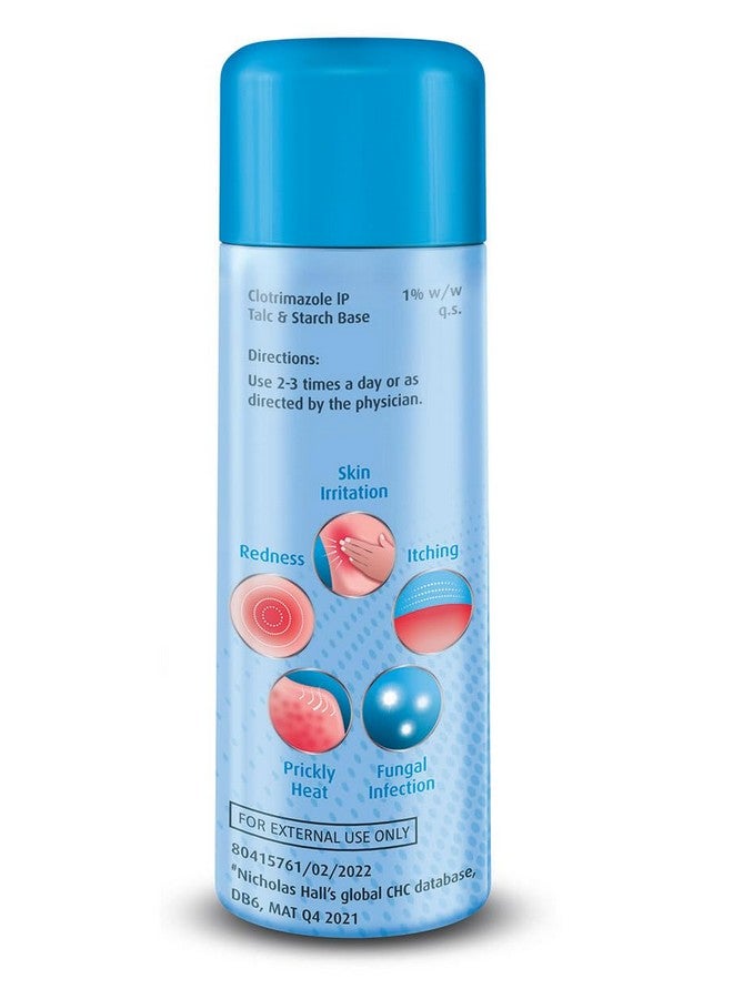 Canesten مسحوق كانستين المضاد للفطريات لتخفيف تهيج الجلد، الحرارة الشائكة، الاحمرار، الحكة، العدوى الفطرية، 100 جرام (عبوة من 3) - Image 4