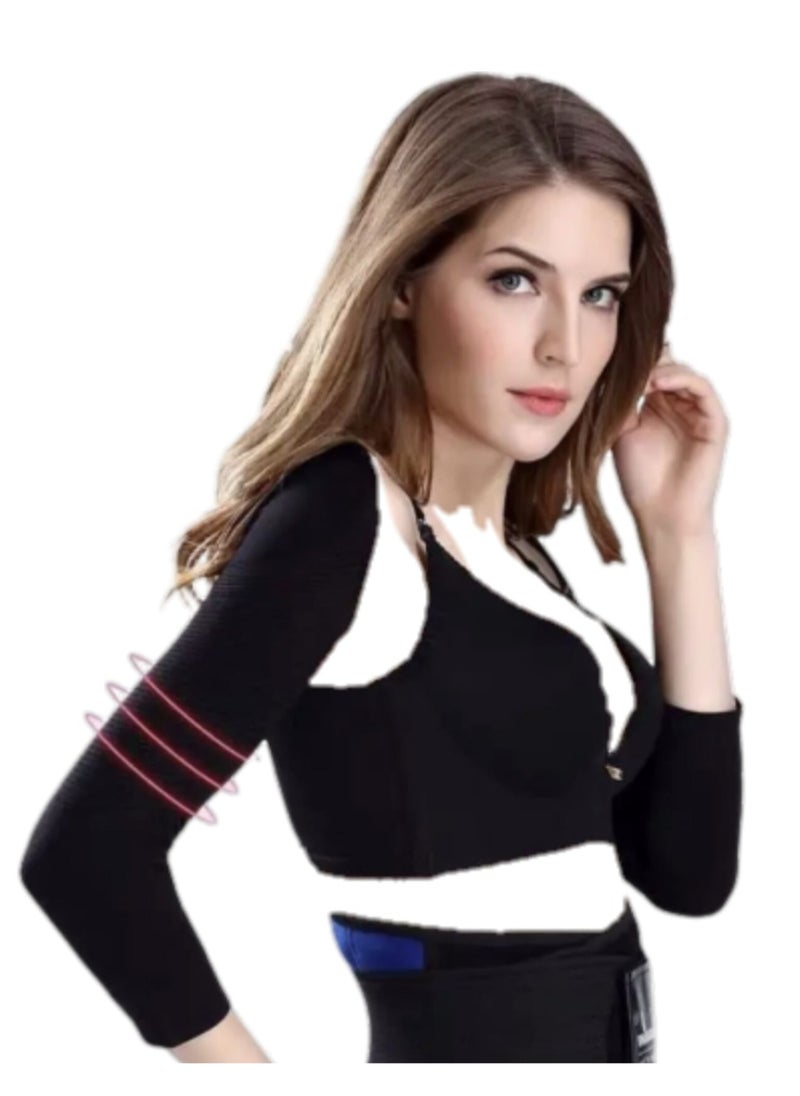 Fstyle Compressive Medical Corset to Tighten Sagging Hands Black Color  - Image 5