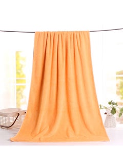 Generic Luxury Microfiber Bath Towel 180x80 Thick Orange 