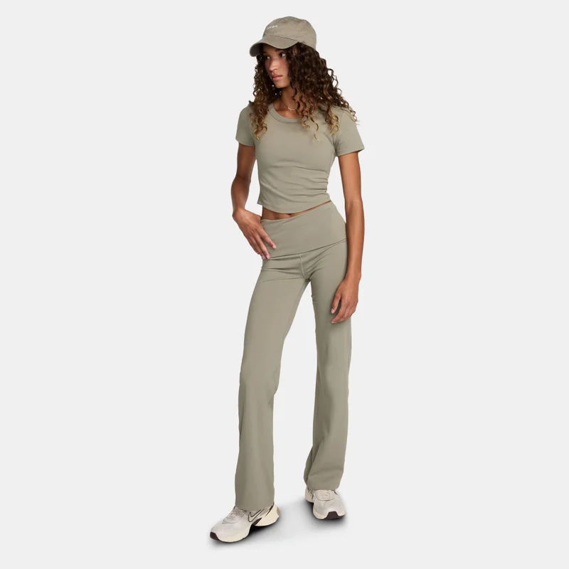 Nike Women's One Dri-FIT Fold-Over Yoga Pants