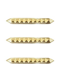 Plus Value Plus Value Vastu Brass Pyramid Divider Strip Patti Virtual Partition Defects Size 5 Inches 3pcs  - Image 1