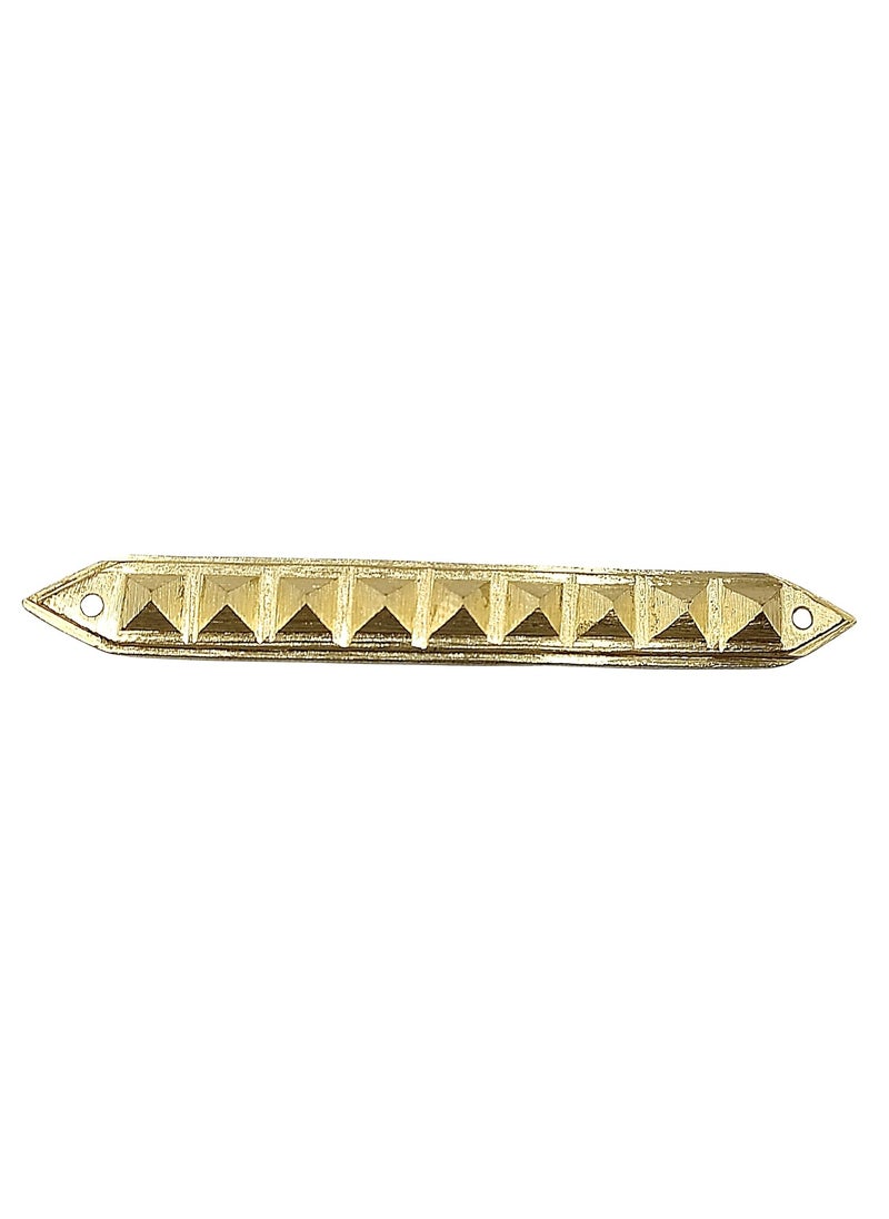 Plus Value Plus Value Vastu Brass Pyramid Divider Strip Patti Virtual Partition Defects Size 5 Inches 3pcs  - Image 4