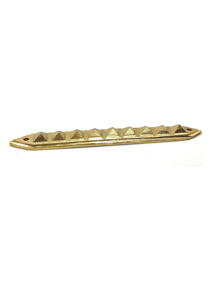 Plus Value Plus Value Vastu Brass Pyramid Divider Strip Patti Virtual Partition Defects Size 5 Inches 3pcs  - Image 5