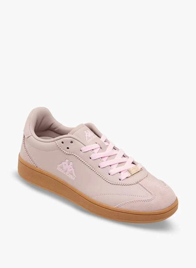 كابا Women Leather Lace-Up Sneakers