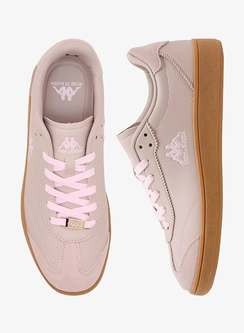 Kappa BROWN Women Leather Lace-Up Sneakers for Women | Best Price UAE