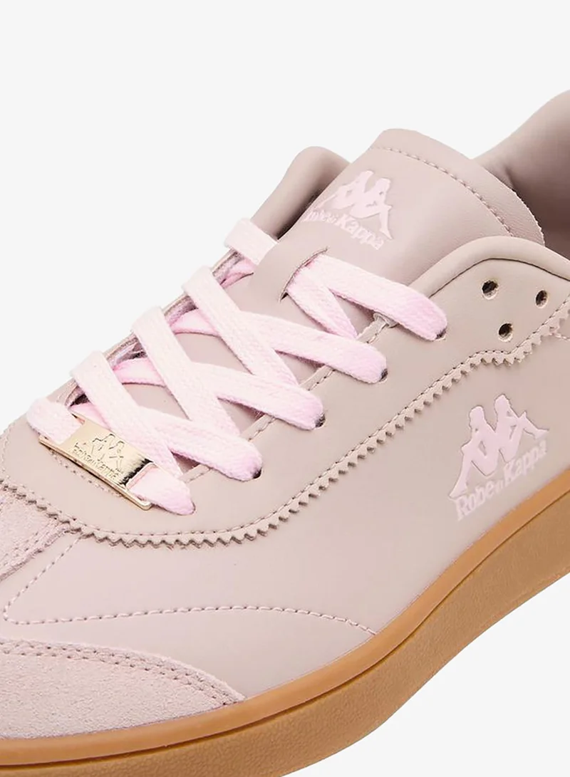 Kappa BROWN Women Leather Lace-Up Sneakers for Women | Best Price UAE