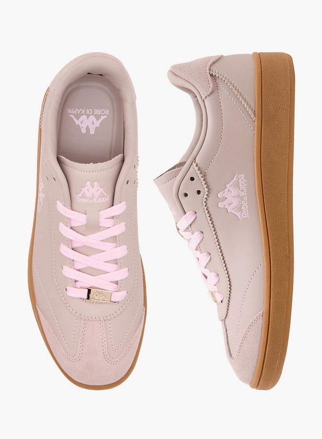 Kappa Women Leather Lace-Up Sneakers - Image 1