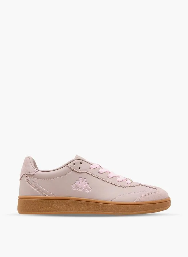 Kappa BROWN Women Leather Lace-Up Sneakers for Women | Best Price UAE