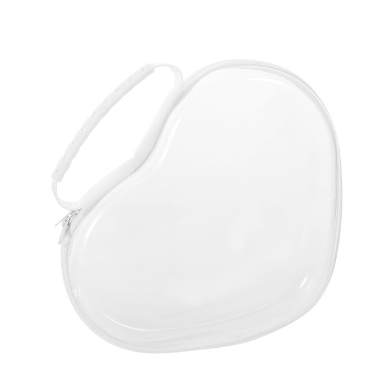 Medium Heart Shaped Hard Shell Travel Organizer Bag 25 5x20x5cm Lightweight 88g Toiletry Makeup Storage Pouch - Image 2