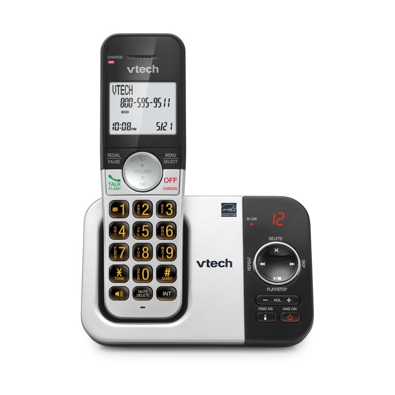 VTech VG232 Cordless Phone with Answering Machine, Large Display, Big Buttons, Full-Duplex Speakerphone, Caller ID, DECT 6.0 - Image 1