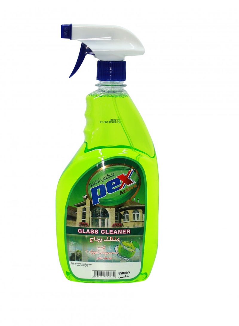 Pex Pex Active Glass Cleaner Green Apple 650 Ml - Image 1