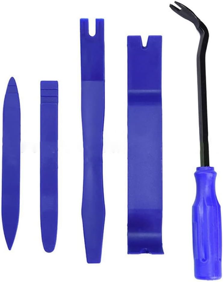 SCIENISH 19Pcs Auto Audio Trim Removal Tool Set & Clip Plier Upholstery Fastener Remover Nylon Dash Door Panel Stereo Tool (Blue 19 pcs) - Image 5