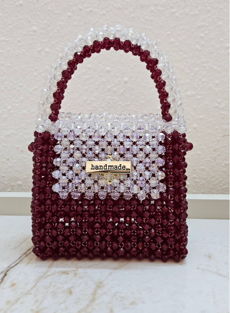 Handmade Elegant/ classy crystal hand/ shoulder/ crossbody bag for women - Image 1