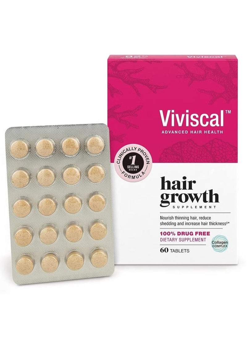 Viviscal - Hair Nutrition Program Extra Strength 60 Tabs - Image 1