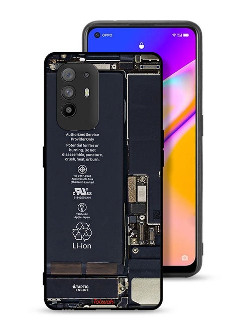 Oppo F19 Pro Plus 5G Protective Case Cover Phone Circuit Pattern