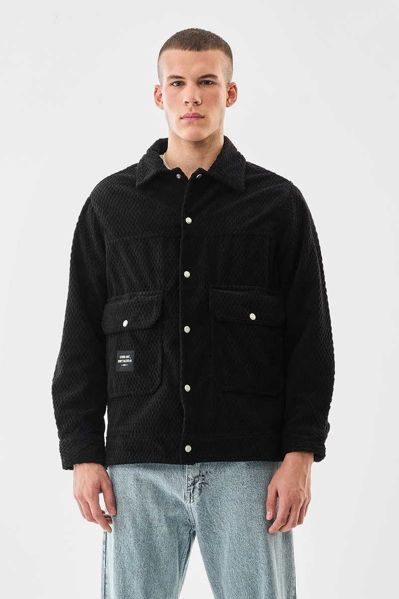 SNITCH Snap Button Double Pocket Jacket