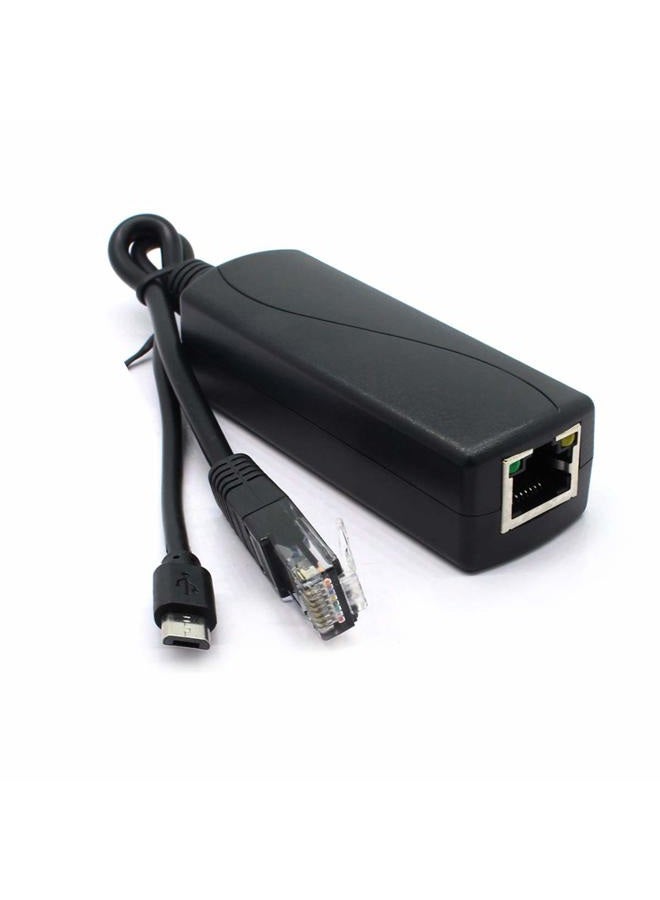 ANVISION 4-Pack Gigabit PoE Splitter, 48V to 5V 2.4A Micro USB Ethernet Adapter, Compatible with Raspberry Pi 3B+, IP Camera and More - Image 2