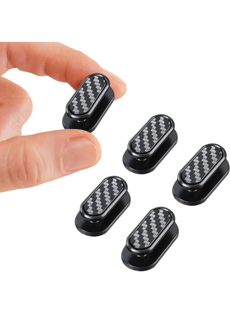 Car Mini Hooks, 4PCS Multifunctional Self-Adhesive Auto Backseat Hangers, Vehicle Wall Hook Stickers for Keys, Masks, Earphones & Cables - Image 1