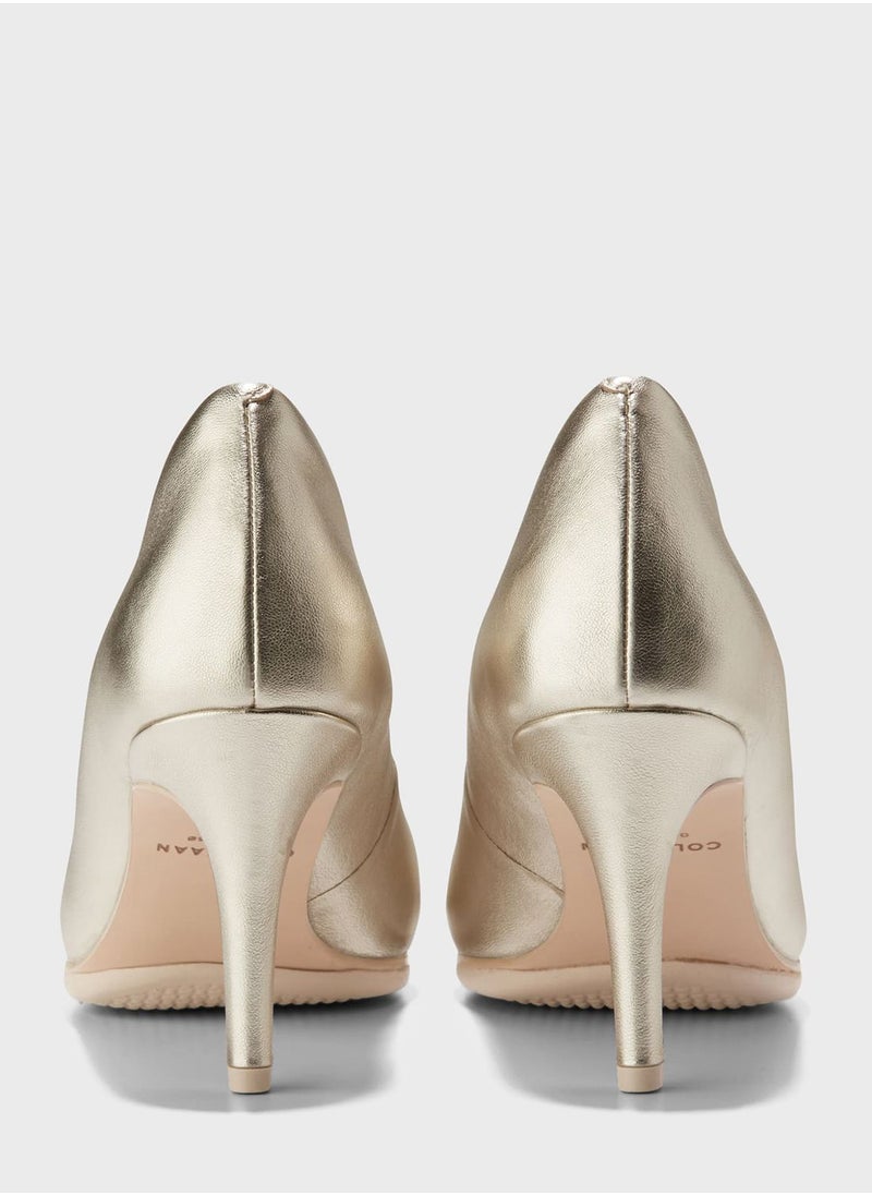 COLE HAAN - Ambtn Close Toe Mid Heel Pumps - Image 1