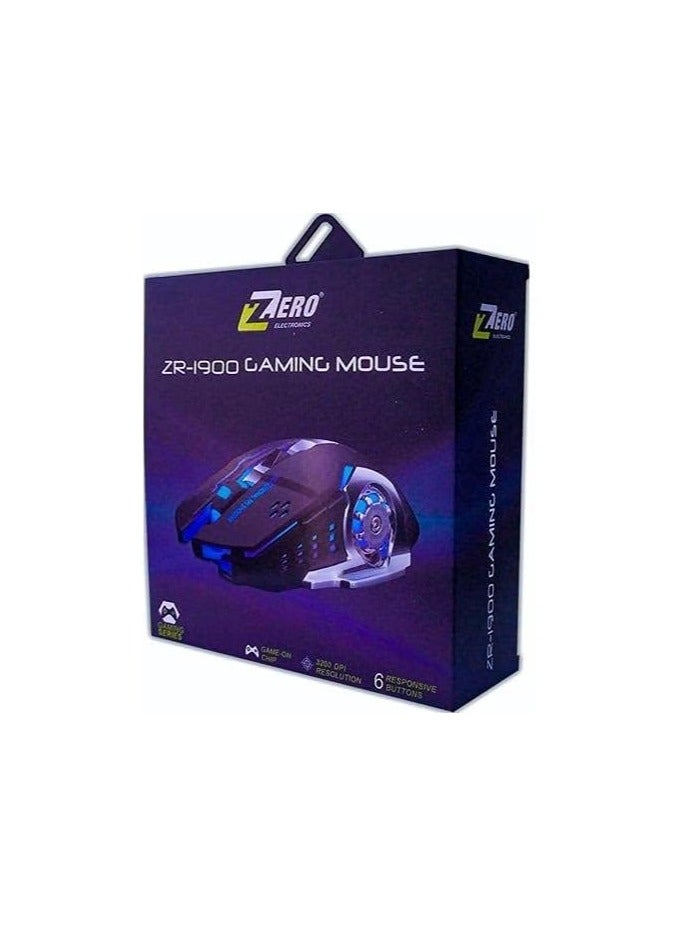 زيرو ماوس ألعاب بصري زيرو USB ZR-1900 من الكمبيوتر والكمبيوتر المحمول - Image 1