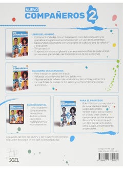 Nuevo Companeros (2021 ed.): Libro del alumno + licencia digital 2 (A2)  - Image 1