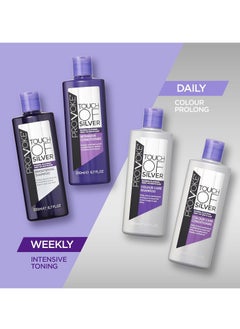 Provoke Touch Of Silver Colour Care Conditioner Purple 400ml  - Image 4