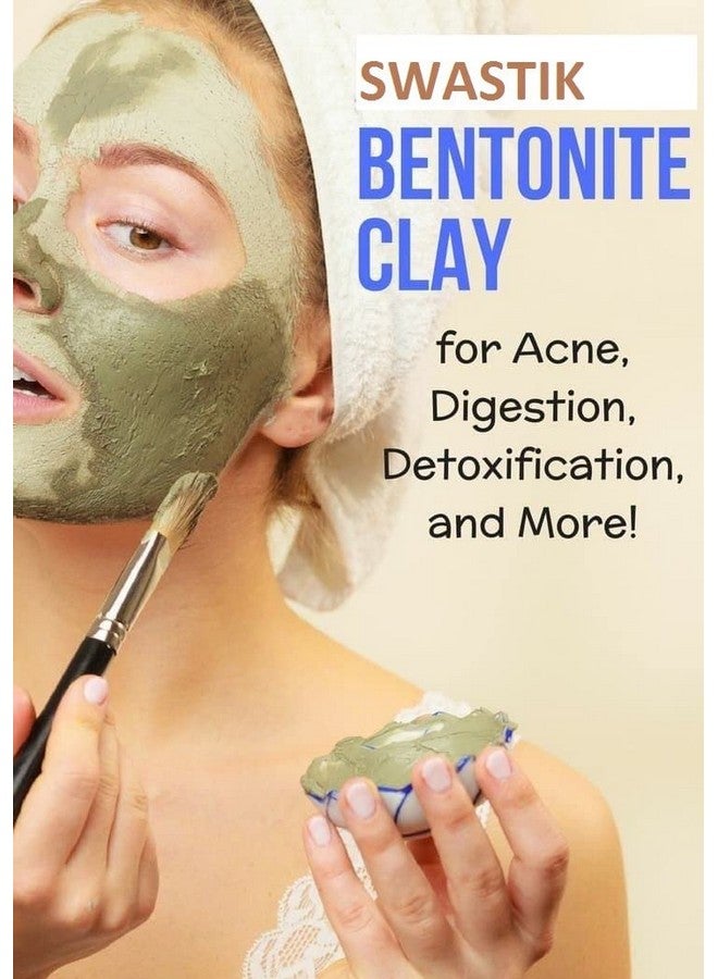 Swastik - Multi Purpose Bentonite Healing Clay | 100% Pure Bentonite Powder for Skin & Hair | Makes Skin Healthy & Glow (400 GRAMS) - Image 2
