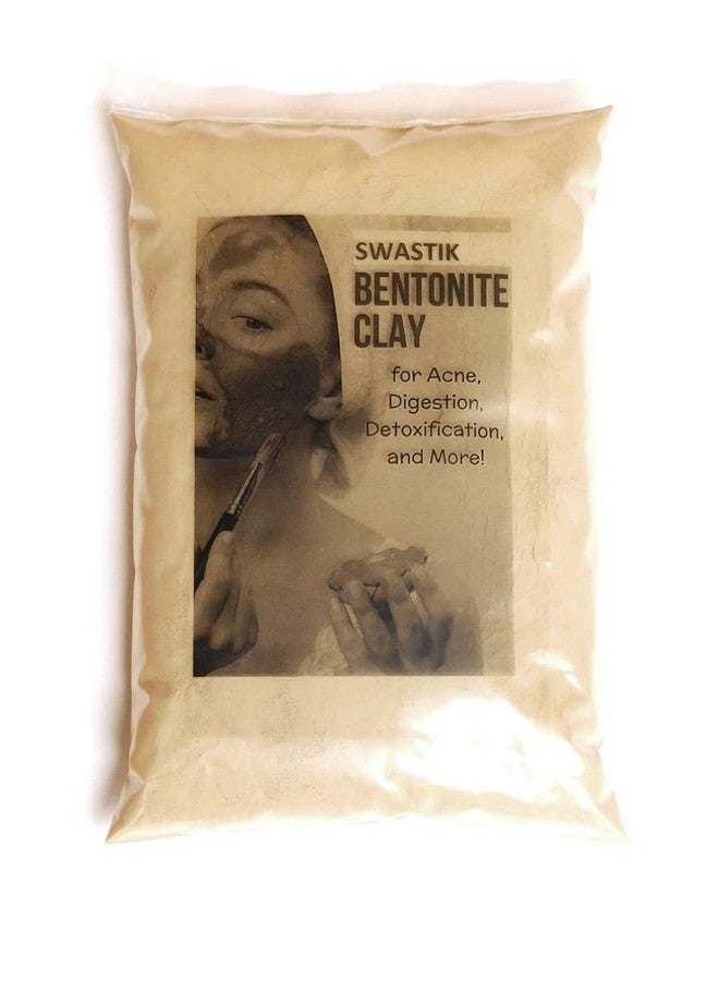 Swastik - Multi Purpose Bentonite Healing Clay | 100% Pure Bentonite Powder for Skin & Hair | Makes Skin Healthy & Glow (400 GRAMS) - Image 1