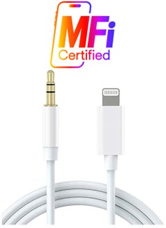 Aux Cord for iPhone, Apple MFi Certified esbeecables Lightning to 3.5mm Aux Cable for Car Compatible with iPhone 12 11 XS XR X 8 7 6 iPad iPod to Car Home Stereo Speaker Headphone